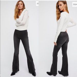 Free People Penny Pull On Flare Jeans